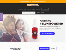 Tablet Screenshot of bluntpower.com